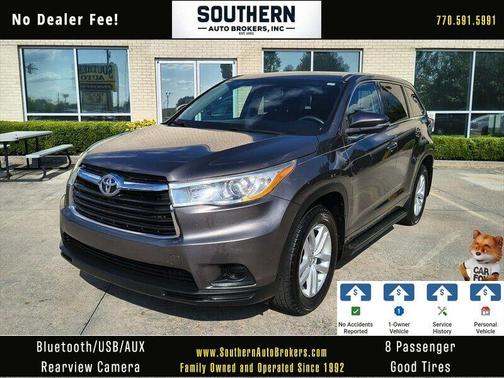 Predawn Gray Mica 2014 Toyota Highlander LE