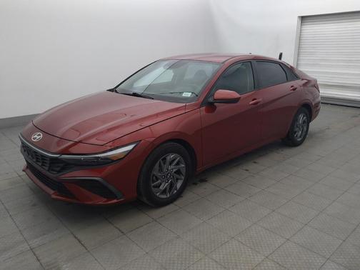 Ultimate Red Metallic 2024 Hyundai ELANTRA HEV Blue