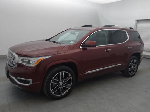 Red 2017 GMC Acadia Denali
