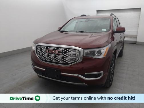 Red 2017 GMC Acadia Denali