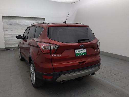 Red 2017 Ford Escape Titanium