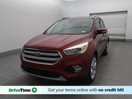 Red 2017 Ford Escape Titanium
