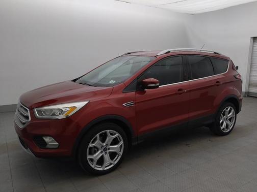Red 2017 Ford Escape Titanium