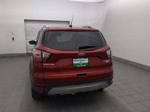 Red 2017 Ford Escape Titanium