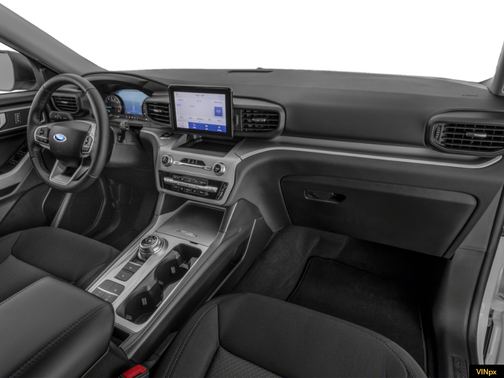 Agate Black Metallic 2023 Ford Explorer XLT