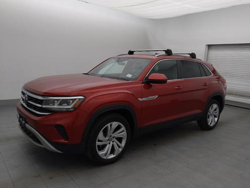 Aurora Red Metallic 2020 Volkswagen Atlas Cross Sport 3.6L V6 SEL 4MOTION