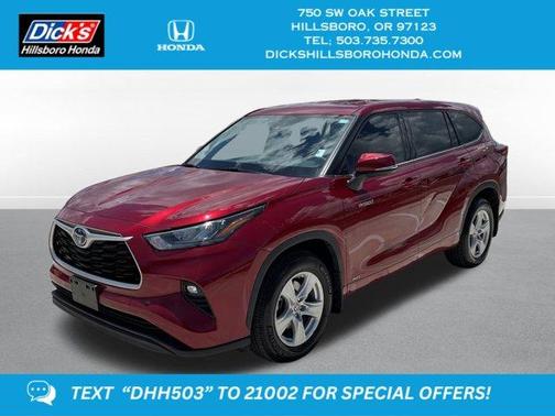 2020 Toyota Highlander Hybrid LE