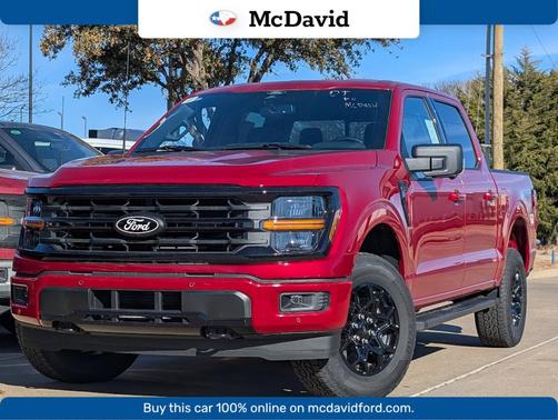 Rapid Red Metallic Tinted Clearcoat 2025 Ford F-150 XLT Truck
