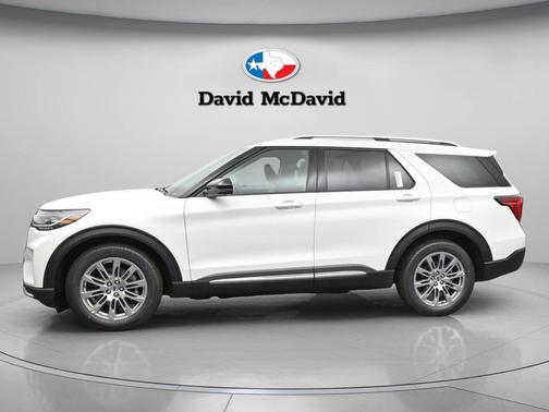 Space White Metallic 2026 Ford Explorer Platinum
