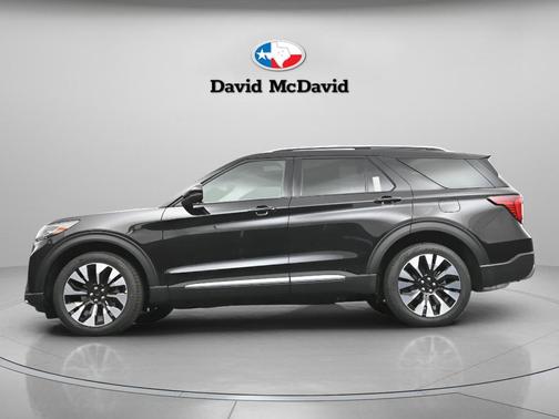 Agate Black Metallic 2026 Ford Explorer Platinum