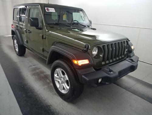 Sarge Green Clearcoat 2023 Jeep Wrangler Sport S