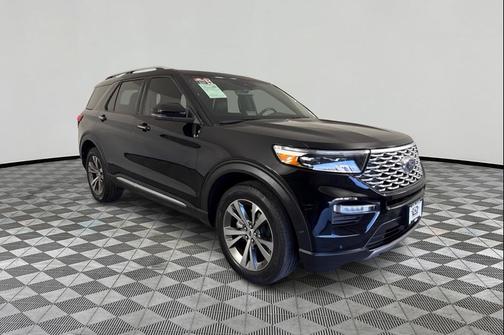 Agate Black Metallic 2020 Ford Explorer Platinum