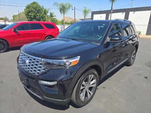 Agate Black Metallic 2020 Ford Explorer Platinum