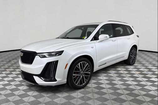 Crystal White Tricoat 2023 Cadillac XT6 Sport AWD