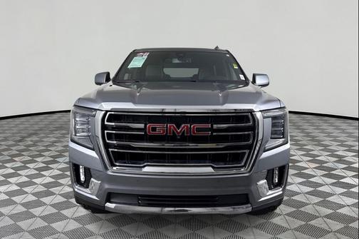 Satin Steel Metallic 2022 GMC Yukon SLT