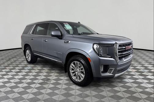 Satin Steel Metallic 2022 GMC Yukon SLT