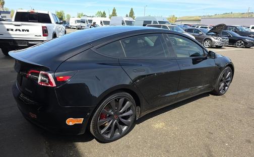 Solid Black 2020 Tesla Model 3 Performance