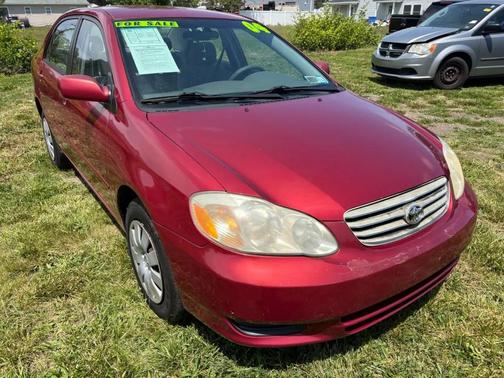 Impulse Red 2004 Toyota Corolla LE
