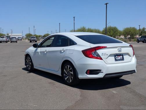 White 2016 Honda Civic EX