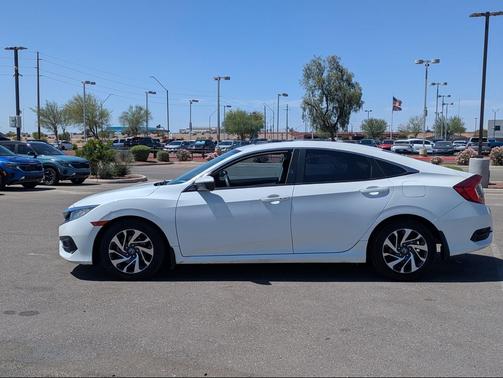 White 2016 Honda Civic EX