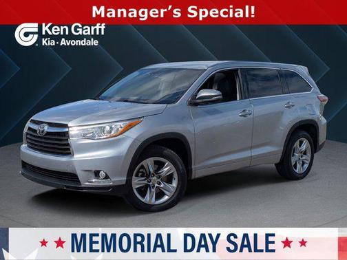 Silver Sky Metallic 2015 Toyota Highlander Limited