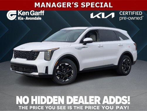 Glacial White Pearl 2026 Kia Sorento S