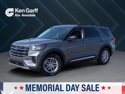 Gray Metallic 2025 Ford Explorer Active