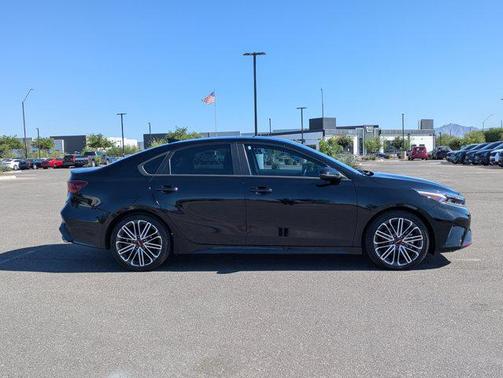 Aurora Black 2023 Kia Forte GT