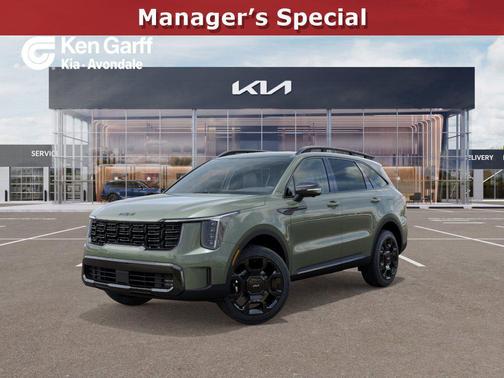 Jungle Green 2026 Kia Sorento SX