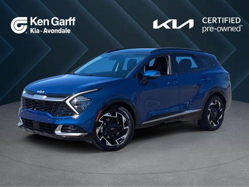 Sapphire Blue 2025 Kia Sportage SX-Prestige