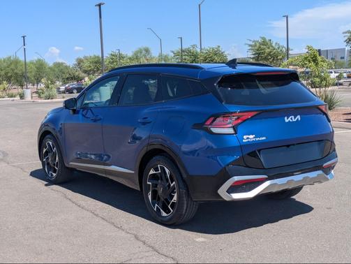 Sapphire Blue 2025 Kia Sportage SX-Prestige