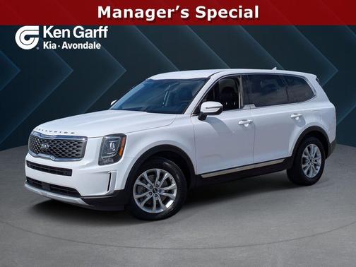 Glacial White Pearl 2021 Kia Telluride LX