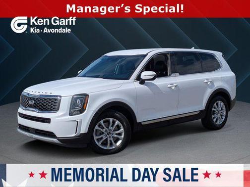 Glacial White Pearl 2021 Kia Telluride LX