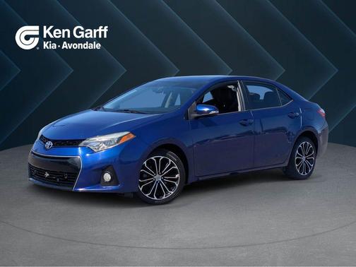 Blue 2015 Toyota Corolla S Plus
