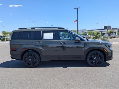 Rockwood Green 2025 Hyundai SANTA FE HEV Calligraphy