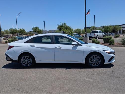 Serenity White 2024 Hyundai ELANTRA SEL