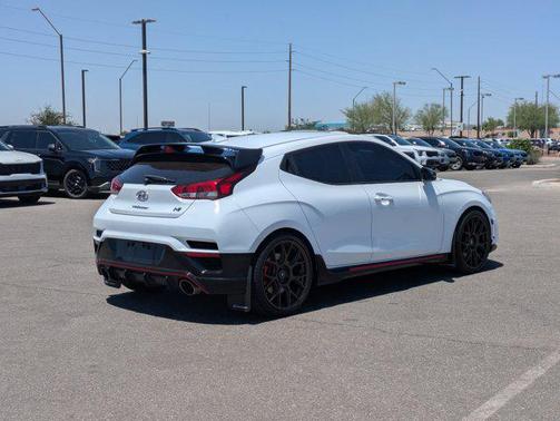 Lunar White 2022 Hyundai Veloster N N