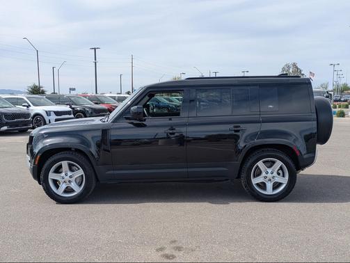 Santorini Black Metallic 2020 Land Rover Defender 110 SE