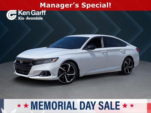 Platinum White Pearl 2022 Honda Accord Sport SE 1.5T