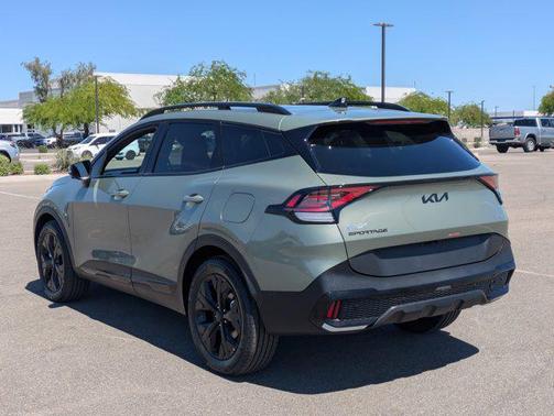 Jungle Green 2025 Kia Sportage Plug-In Hybrid X-Line Prestige