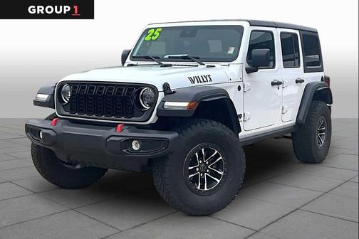 Bright White Clearcoat 2025 Jeep Wrangler Willys
