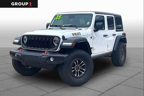 Bright White Clearcoat 2025 Jeep Wrangler Willys