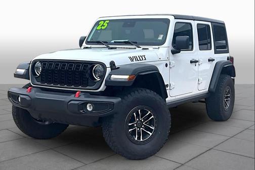 Bright White Clearcoat 2025 Jeep Wrangler Willys