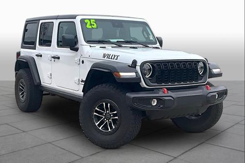 Bright White Clearcoat 2025 Jeep Wrangler Willys