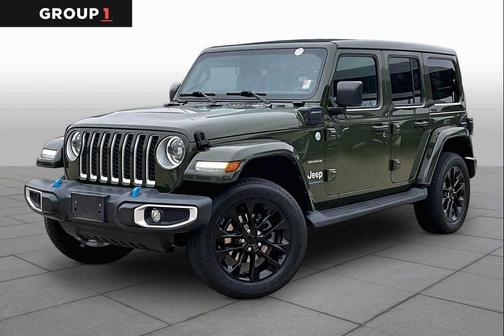 Sarge Green Clearcoat 2023 Jeep Wrangler 4xe Sahara
