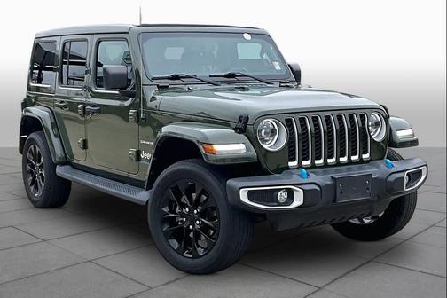 Sarge Green Clearcoat 2023 Jeep Wrangler 4xe Sahara