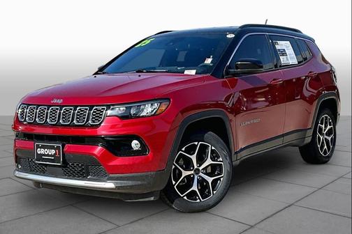 Red Hot Pearlcoat 2025 Jeep Compass Limited