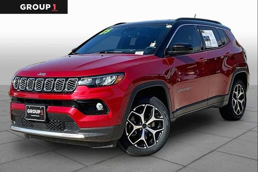 Red Hot Pearlcoat 2025 Jeep Compass Limited
