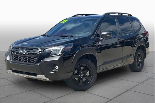 Crystal Black Silica 2023 Subaru Forester Wilderness