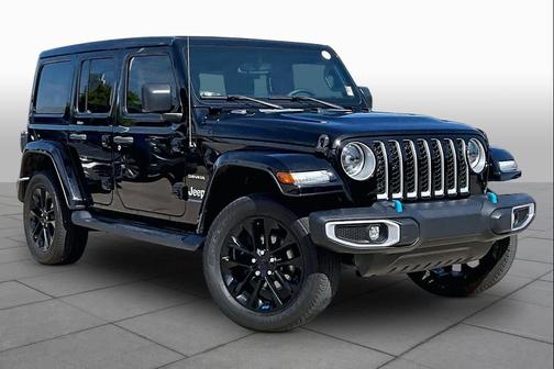 Black Clearcoat 2023 Jeep Wrangler 4xe Sahara